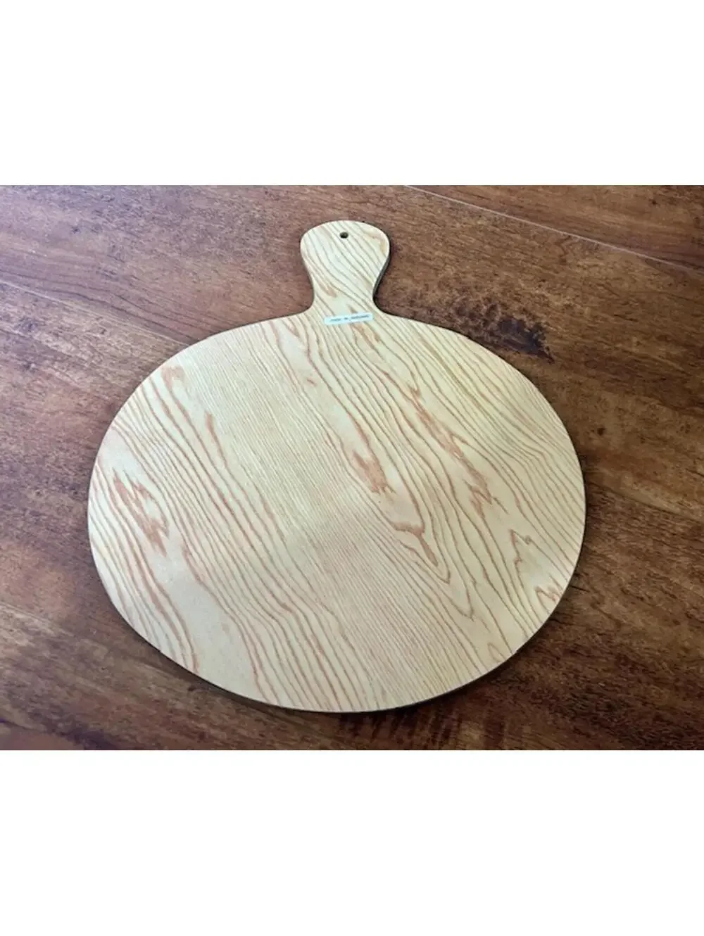 Vintage Made in England Decorative Wooden Cutting Board with Sea Life Design